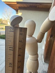 Ikea Gestalta Artist’s Posable Jointed Figure Sketch Model Natural Wood 13” EUC