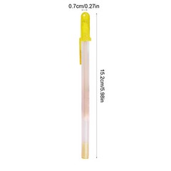 2pcs White Gel Pens Fine Point Tip Marker Water Based White Paint Pens