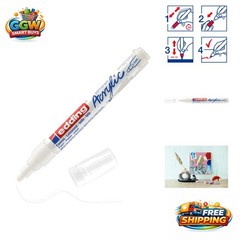Traffic White Acrylic Paint Marker – 2-3mm Round Nib for Versatile Art & Crafts