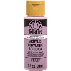 FolkArt Matte Acrylic Paint 2oz NEW Purple Acrylic Blue Acrylic Green Acrylic