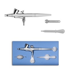 Airbrush Gun Mini Makeup Air Brush Spary Gun 0.4mm Needle and Nozzle For Make…
