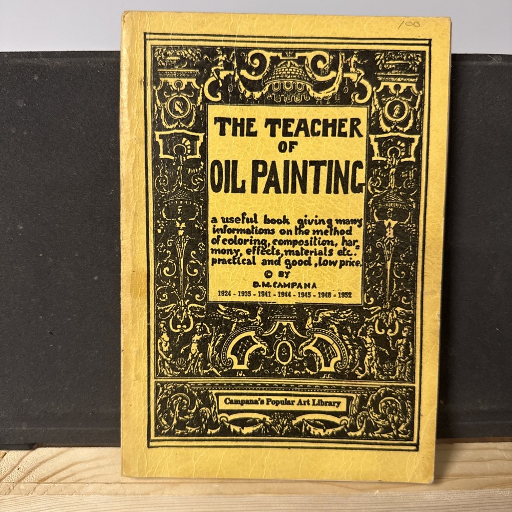 1945 Art Book How To Paint Oil Painting Instructions Colors Composition Methods