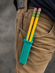 Dual Pencil Holder 10 Pack w/Pencils Fast Draw Pocket Clip One-Piece Design
