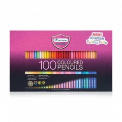 Master Art Master Series Coloured Pencils 100Colours Kid Adult Craft Soft Smooth