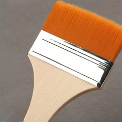 Paint Durable Brush Wood Handle Oil Brushes Nylon Bristles Decorating Fine Wall