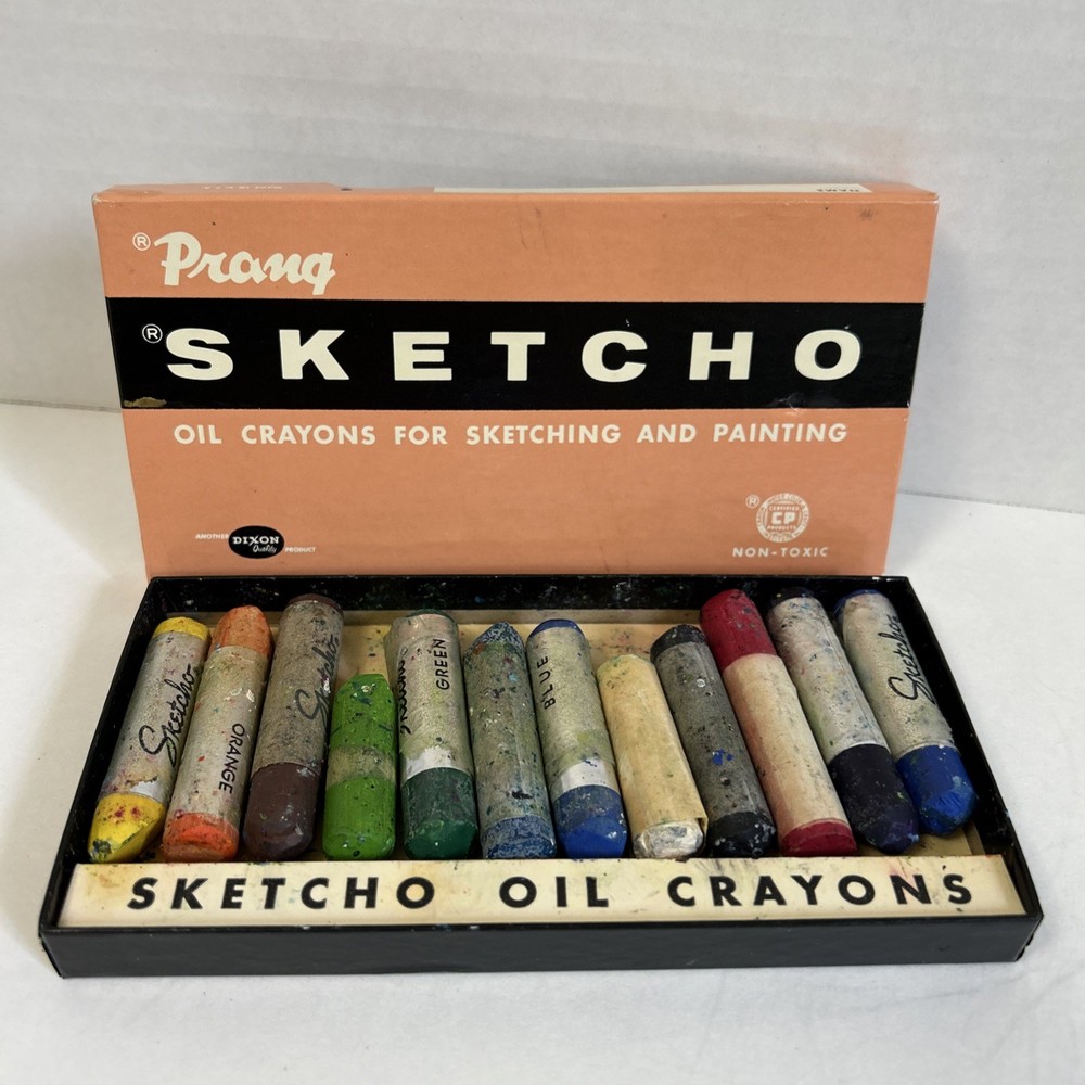 Sketcho Oil Crayons For Sketching And Painting 12 Crayons 1166-12