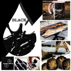 Black Epoxy Resin Pigment Paste – 3.4 fl.oz / 100ml / 100ml,