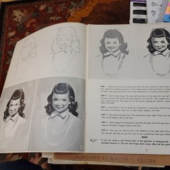 Vintage Walter Foster How to Use Color in Portraits by Merlin Enabnit