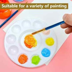 Miniature Paint Brushes Small Detail Art Paint Brush with Set 10Pcs with Palette