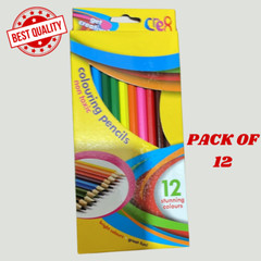 12×2 Professional Colouring Pencils Set Childern Fun Activity Artist Therapy Kid
