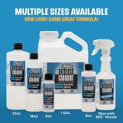 Medea Airbrush Cleaner 16 oz – Ready-to-Use 16 Fl Oz (Pack of 1), Clear