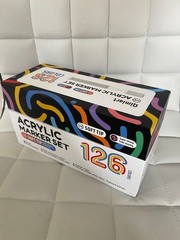 Languo x Qimiart Acrylic Marker 126 Color Set