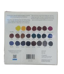 Acrylic Paint Set -24 Pack of 12Ml Paints with 3 Free Art Brushes