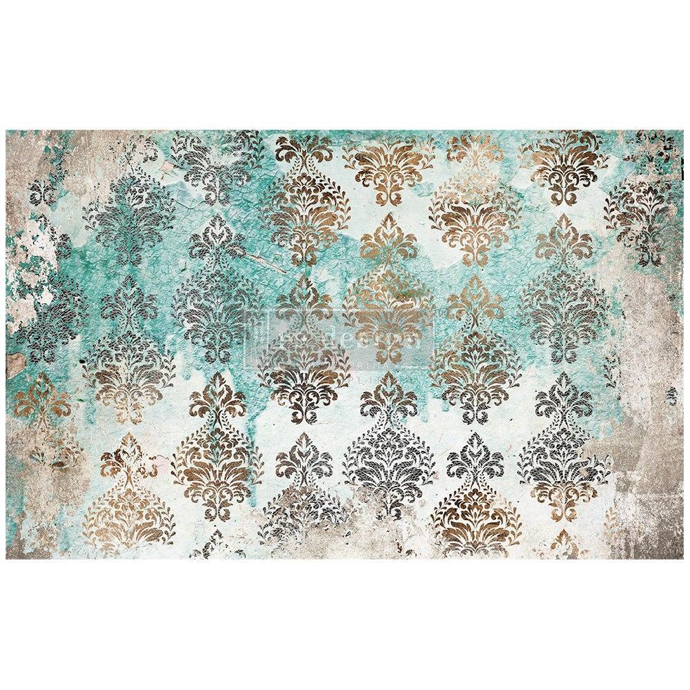 Patina Flourish | 19″ x 30″ Décor Decoupage Tissue | Redesign with Prima