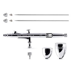 Gaahleri Airbrush Kit Airbrush Gun Dual-Action Gravity 1/2 & 1/4 oz Fluid Cup…