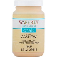 Waverly Inspirations Chalk Paint, Ultra Matte, Cashew, 8 fl oz