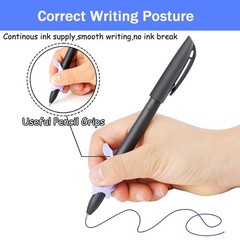 Surkocy Magic Grooved Writing Practice Pen,Disappearing Ink Magic Pen for Gro…