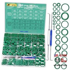 Pcs Metric and SAE Air Conditioning O-Ring Kit for Automotive A/C, 595