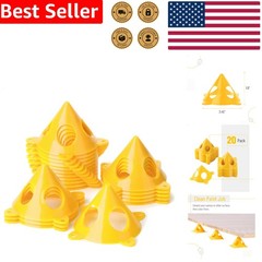 Door Painting Stands 20 Yellow Sturdy Plastic Minimal Contact DIY Finish Support