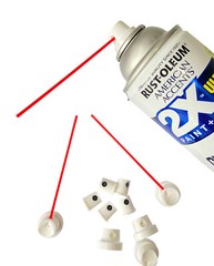 10 Rusto FEMALE Fat Cap + Blaster Spray Paint Caps – NY Fat