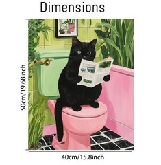Paint by Numbers Kit for Adults Beginner, Black 16 x 20 inches, MT20891-US
