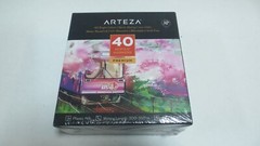 Arteza Acrylic Paint Markers, Set of 40 Colors, Long-Lasting Paint Pens for Hall