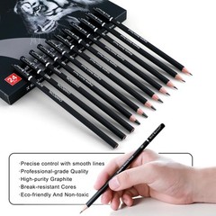 Professional Sketch Pencil Set 24PCS Art Supplies for Artists and Beginners