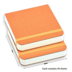 2 PCS Mixed Media Sketchbook Watercolor Journal 3.9×3.9 Inch 44 Sheets Art
