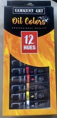 Sargent Art Oil Colors Professional Quality 12 Hues Paint Set 12 ml each New