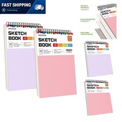 9×12 inch Sketch Book 2 Pack Drawing Pad for Artists and Art Projects