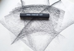 Artist Compressed Charcoal Sticks for Sketching, Drawing, Shading, Soft, Medium