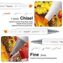 Alcohol Marker Set Professional Dual-Tip Sketching Drawing Tool Creative Art New