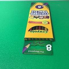 Crayola 8 Multicultural Coloured Pencils School and Craft Supplies,Pencil Crayon