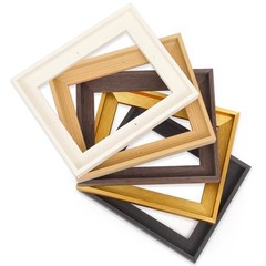 CANFRAVAS 12×16 Solid Wood Canvas Floater Frame, 12″x16″, Dark Brown