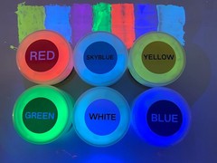 MizoArt SIX Color Invisible UV Paint Set For Indoor/Outdoor Use or Invisible …