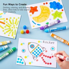 Dot Markers, 15 Colors Washable Markers for Toddlers,Bingo Daubers Supplies K…
