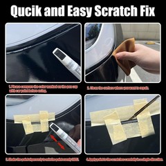 Car Touch Up Paint(Pearl White Multi-Coat(PPSW)) for Tesla Model Y/3/S/X, 2 in 1