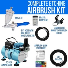 G78 AIRBRUSH ABRASIVE SANDBLASTER-AIR COMPRESSOR-Etch