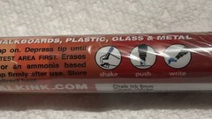 Chalk Ink Wet Wipe Markers, 6mm Chalk White – New – Still Sealed