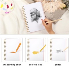 5.5″ X 8.5″ Sketch Small Sketchbook for Drawing 100 Sheets Hardcover Spiral Sket