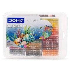 DOMS 50 Shades Oil Pastel With Case|Smooth Color Intermixing For Better Effect