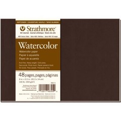483-5 Softcover Watercolor Art Journal 48 Count Pack of 1 White 24 Sheets