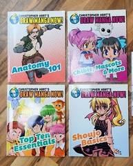 Christopher Hart’s Draw Manga Now set of 5 books, Anatomy, Chibis, Shoujo, NEW!