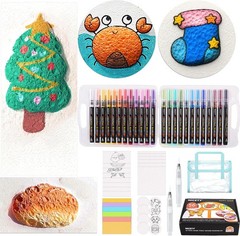 NICETY Magic Foam Texture Painting Kit 56 Pack 3D Art Set