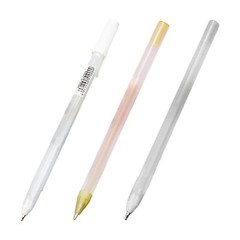 2pcs White Gel Pens Fine Point Tip Marker Water Based White Paint Pens