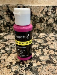 Magicfly Outdoor Acrylic Paint (2.03 floz), M004 Rose