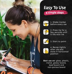 Liquid Chalk Markers for Blackboards – Bold Color Dry Erase Marker Pens