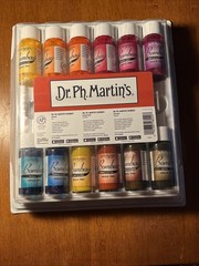 Dr. Ph. Martin’s Bombay India Ink Bottles ~ 0.5 oz ~ Set of 12 Series #2 ~ NEW