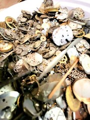Steampunk Parts for Artists- 1 pound lot- assorted smalls @@LOOK@@ #576