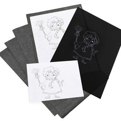 100 Sheets A4 Carbon Transfer Tracing Graphite Paper for Wood Carving Canvas